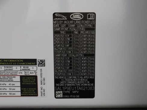 Certified 2026 Land Rover Range Rover Sport SE AWD/4WD image 24