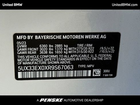 Used 2024 BMW X6 xDrive40i w/ Premium Package image 15