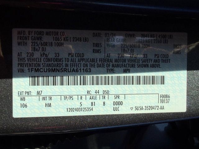 Used 2024 Ford Escape ST-Line w/ Tech Pack #1 AWD/4WD image 22