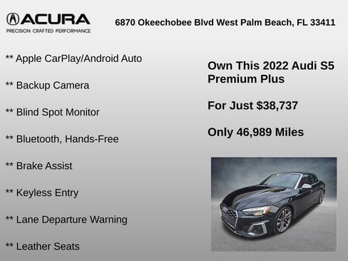 Used 2022 Audi S5 Premium Plus w/ Premium Plus Package image 24