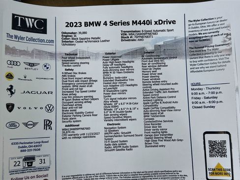 Used 2023 BMW M440i xDrive Gran Coupe AWD/4WD image 49