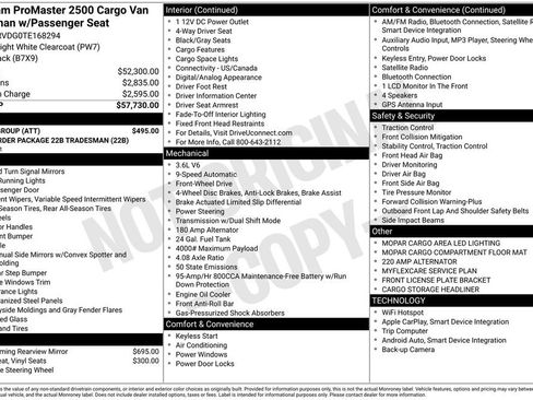 New 2026 RAM ProMaster 2500 w/ Power Group image 3