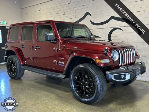 Used 2021 Jeep Wrangler Unlimited Sahara w/ Cold Weather Group image 1