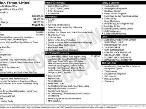 Used 2023 Subaru Forester Limited image 5