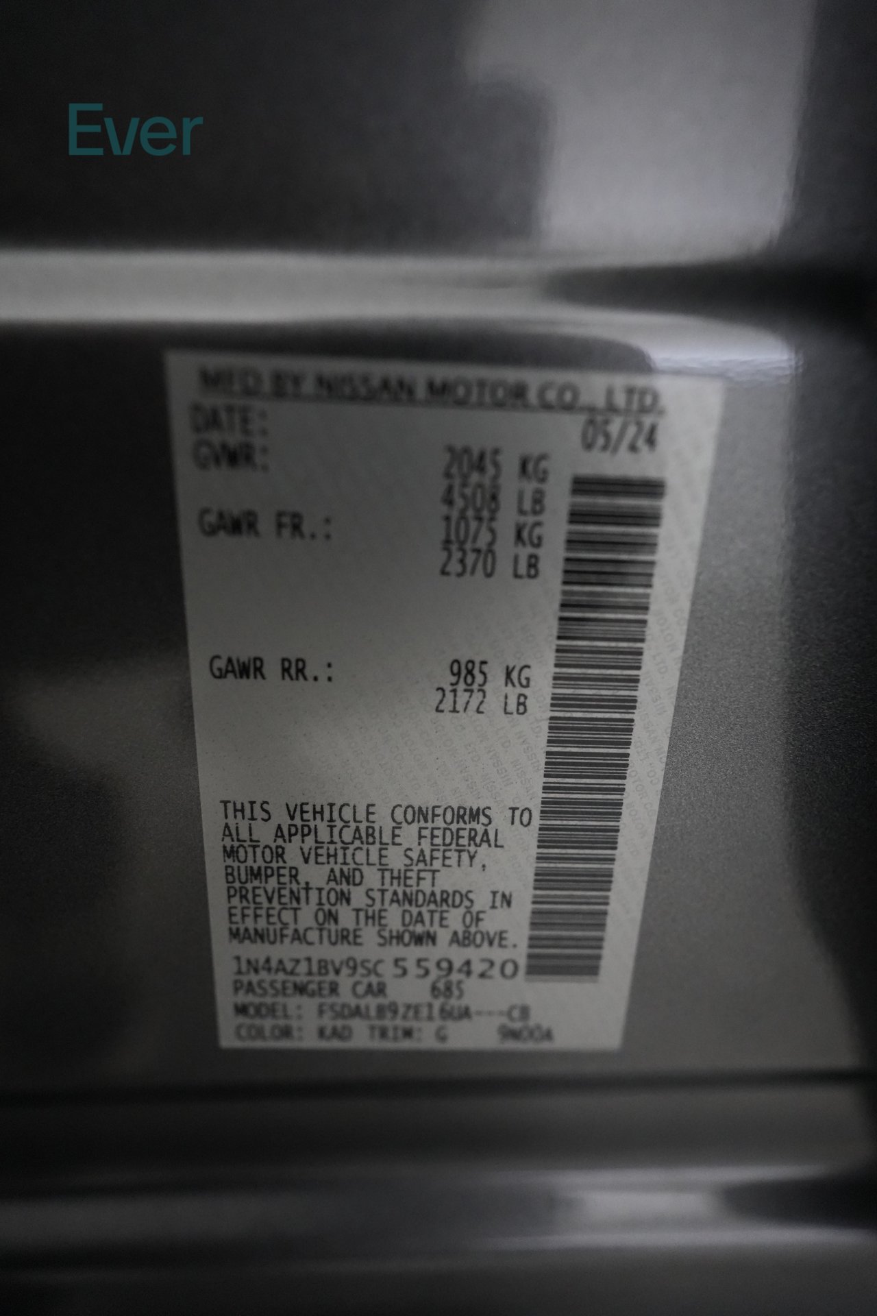 Used 2025 Nissan Leaf S FWD image 28