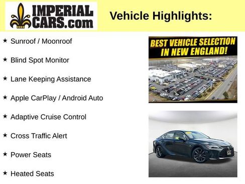 Used 2023 Lexus IS 350 F Sport w/ Memory Package AWD/4WD image 8