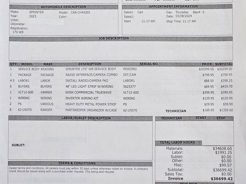 Used 2023 Mercedes-Benz Sprinter 3500 image 38