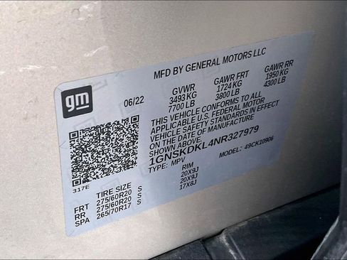 Used 2022 Chevrolet Suburban Z71 w/ Z71 Off-Road Package image 22