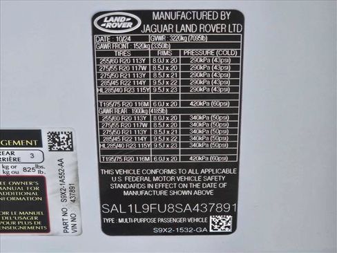Used 2025 Land Rover Range Rover Sport Dynamic SE AWD/4WD image 23