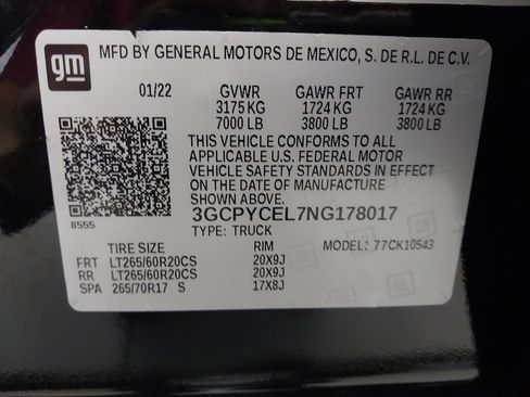 Used 2022 Chevrolet Silverado 1500 Custom Trail Boss w/ Safety Confidence Package AWD/4WD image 34