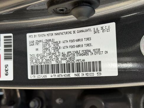 Used 2023 Toyota Tacoma Limited w/ Nightshade Package RWD image 37