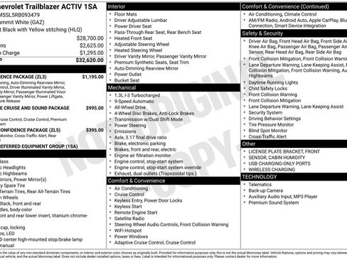 Used 2024 Chevrolet TrailBlazer ACTIV w/ Convenience Package image 14