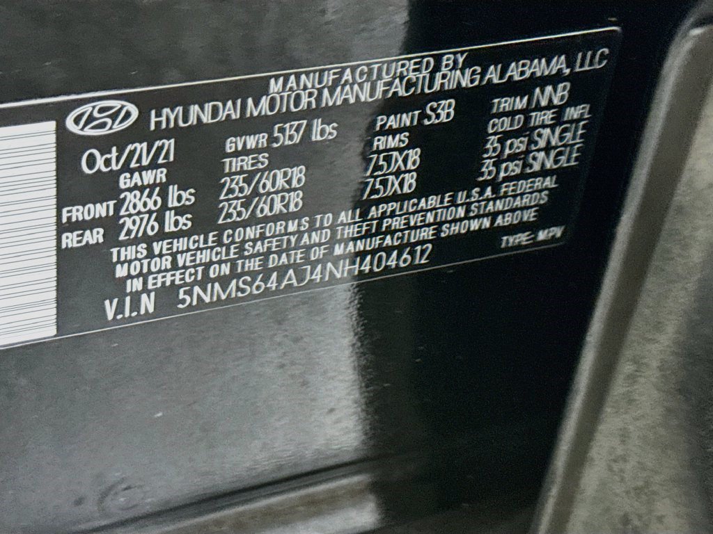 Used 2022 Hyundai Santa Fe XRT w/ Cargo Package FWD image 39