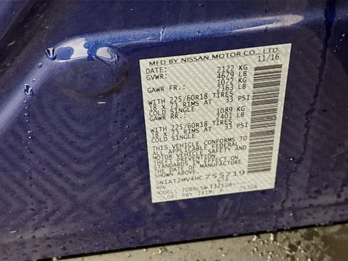 Used 2017 Nissan Rogue SL w/ SL Premium Package AWD/4WD image 12