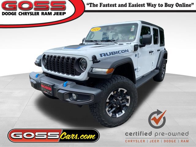 Certified 2024 Jeep Wrangler Unlimited Rubicon 4xe w/ Convenience Group AWD/4WD 360° Tour