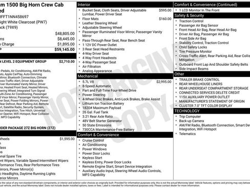 Used 2022 RAM 1500 Big Horn AWD/4WD image 4