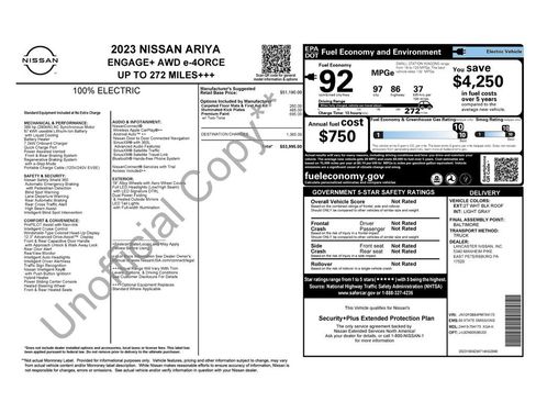 Certified 2023 Nissan Ariya AWD image 33