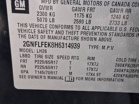 Used 2017 Chevrolet Equinox LT w/ Driver Confidence Package II AWD/4WD image 15