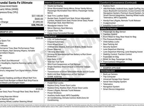 Used 2019 Hyundai Santa Fe FWD image 3