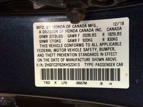 Used 2019 Honda Civic LX image 12