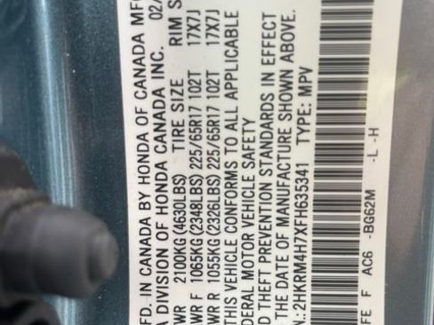 Used 2015 Honda CR-V EX-L image 12