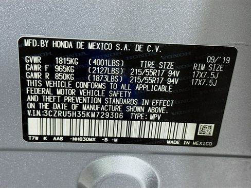 Used 2019 Honda HR-V LX image 39