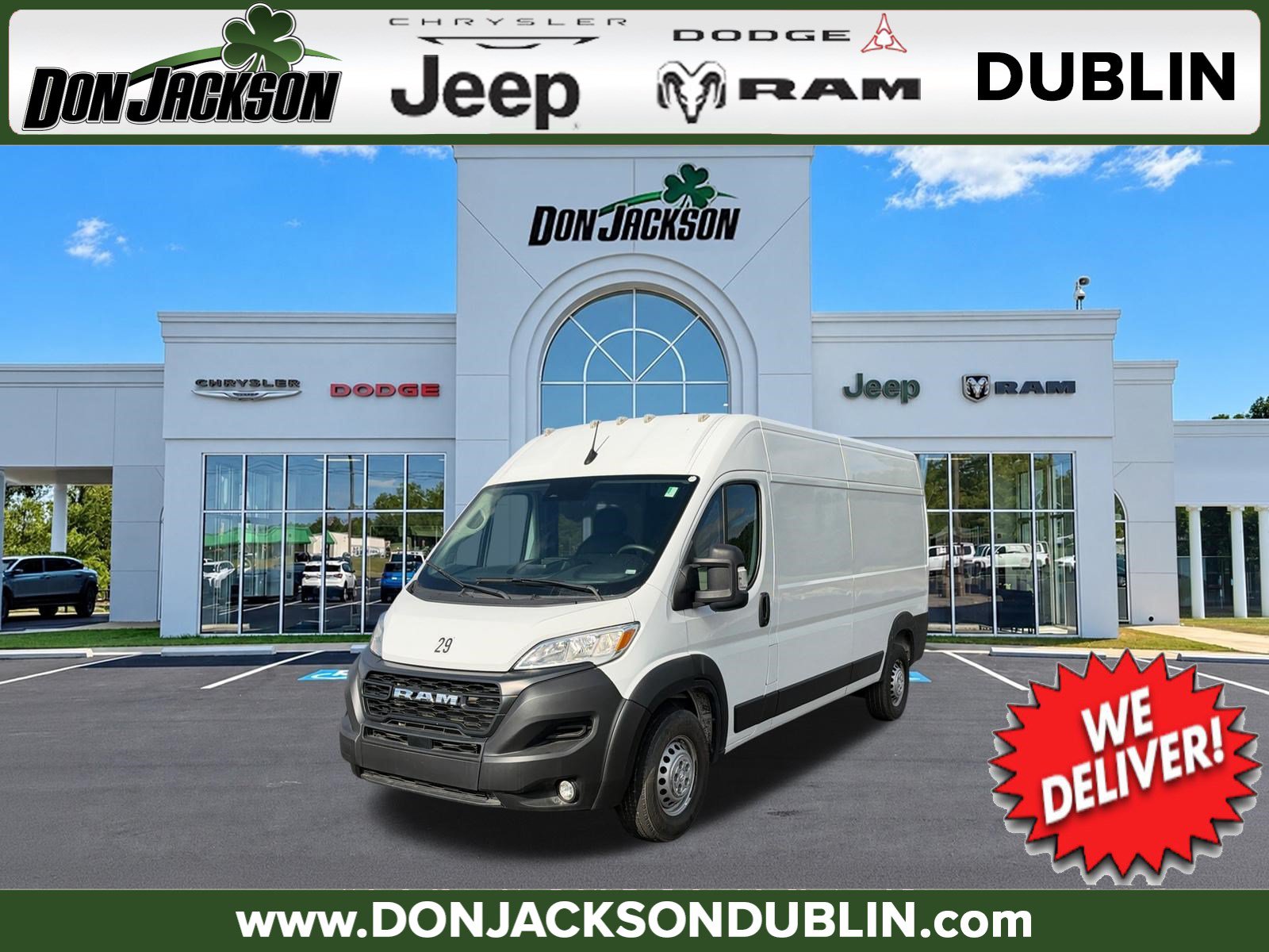 Used 2024 RAM ProMaster 2500 w/ Convenience Group FWD image 1