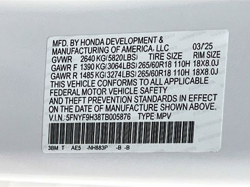 Used 2026 Honda Passport RTL image 30