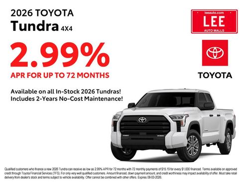 New 2026 Toyota Tundra 1794 Edition AWD/4WD image 4