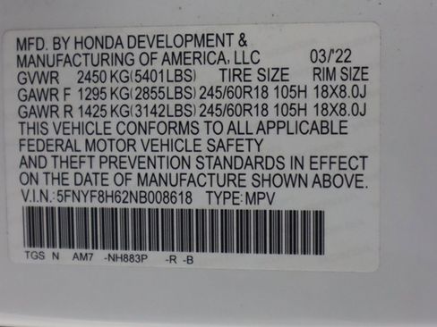 Used 2022 Honda Passport TrailSport image 60