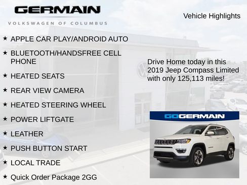 Used 2019 Jeep Compass Limited AWD/4WD image 6