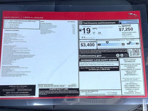 New 2024 Jaguar F-TYPE R-Dynamic image 14
