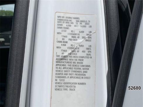 Used 2022 RAM 3500 Tradesman AWD/4WD image 20