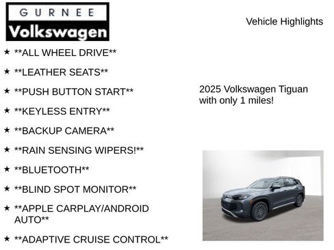 New 2025 Volkswagen Tiguan S image 8
