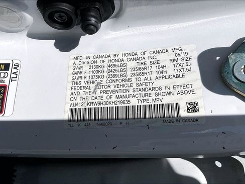 Used 2019 Honda CR-V LX image 34