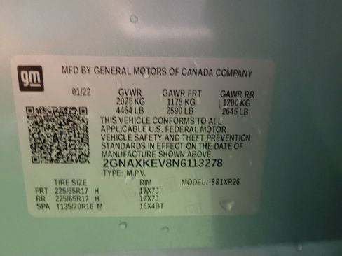 Used 2022 Chevrolet Equinox LT FWD image 33