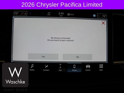 New 2026 Chrysler Pacifica Limited w/ S Appearance Package image 50