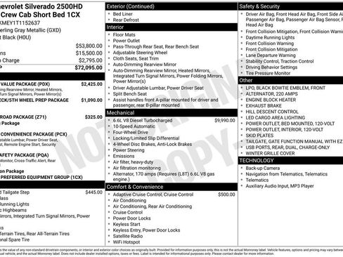 New 2026 Chevrolet Silverado 2500 Custom w/ Custom Value Package image 4