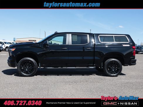 Used 2024 Chevrolet Silverado 1500 Custom Trail Boss w/ Turbomax Blackout Package AWD/4WD image 36