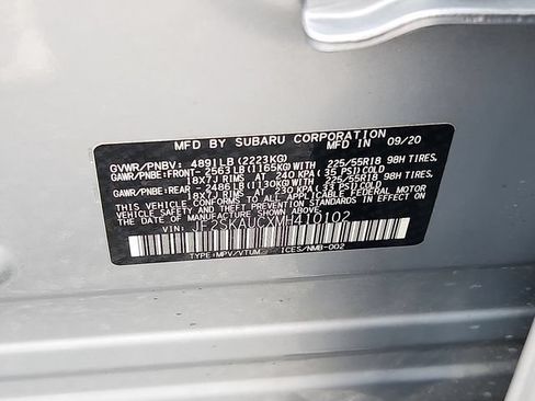 Certified 2021 Subaru Forester Limited AWD/4WD image 28