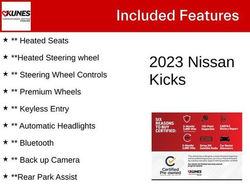 Used 2023 Nissan Kicks SR w/ SR Premium Package image 5