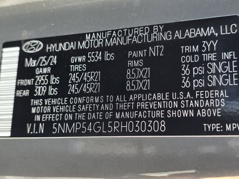 Used 2024 Hyundai Santa Fe Calligraphy image 33