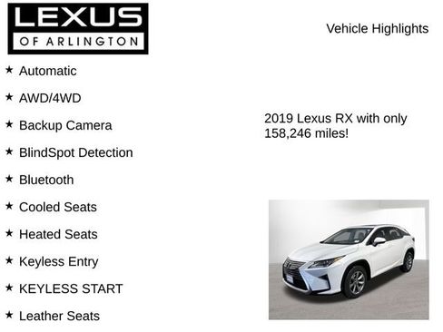 Used 2019 Lexus RX 450h AWD w/ Navigation Package image 7