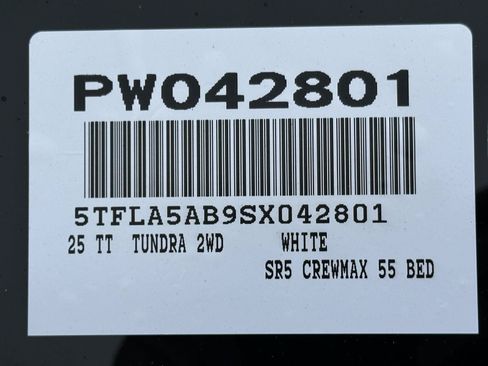 Used 2025 Toyota Tundra SR5 w/ SR5 Premium Package RWD image 59