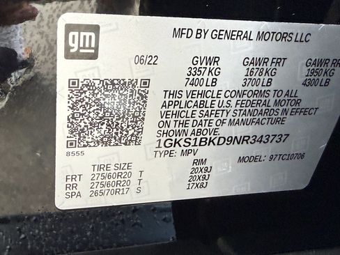 Used 2022 GMC Yukon SLT w/ SLT Luxury Package RWD image 35