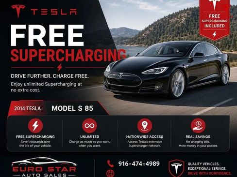 Used 2014 Tesla Model S P85 RWD image 2