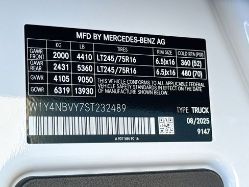 New 2025 Mercedes-Benz Sprinter 2500 image 27