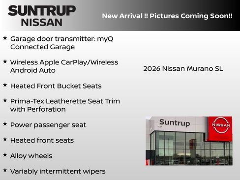 New 2026 Nissan Murano SL AWD/4WD image 7