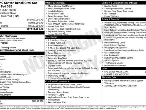 Used 2025 GMC Canyon Denali AWD/4WD image 20