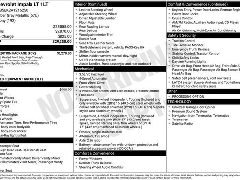 Used 2010 Chevrolet Impala LT w/ Luxury Edition Package image 4